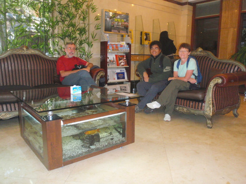 Hotel Lobby.